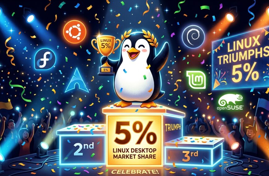 Linux Desktop Market Share Crosses 5%: What’s Driving the Quiet Revolution